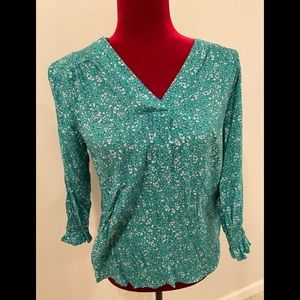 JNY floral women’s blouse/ size S